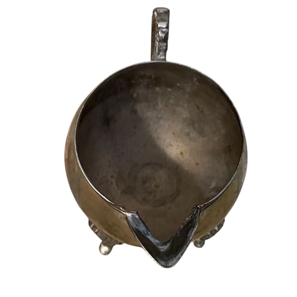 Vintage Silver-plated Coffee/Tea Dispenser Creamer Pot Lidded/Footed Sugar Bowl - Picture 9 of 12